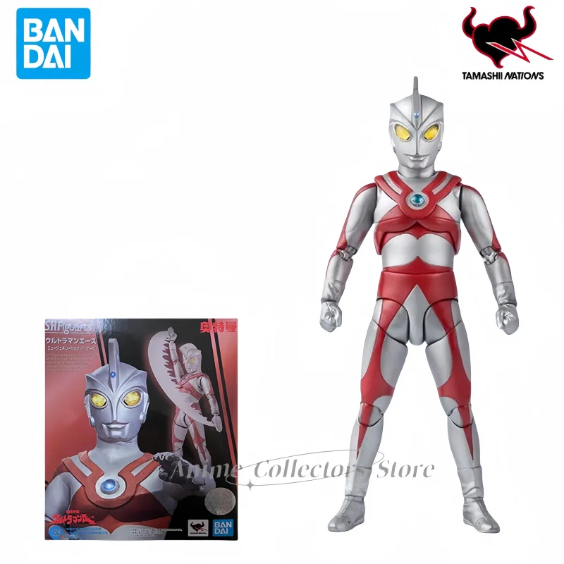 BANDAI S.H.Figuarts SHF Ultraman Ace Jack Seven Leo Zoffy Anime Character Model Toy Desktop Ornaments Hand-made Collection Gift