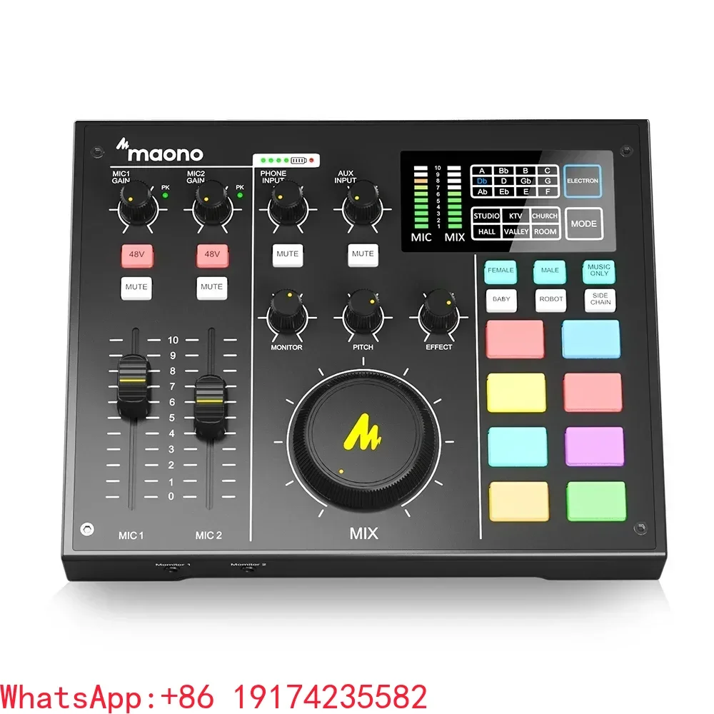 In stock AM100 Professional Audio Mixer Podcast Equipment Bundle Studio Musical Instrument Microphone Live Stream So