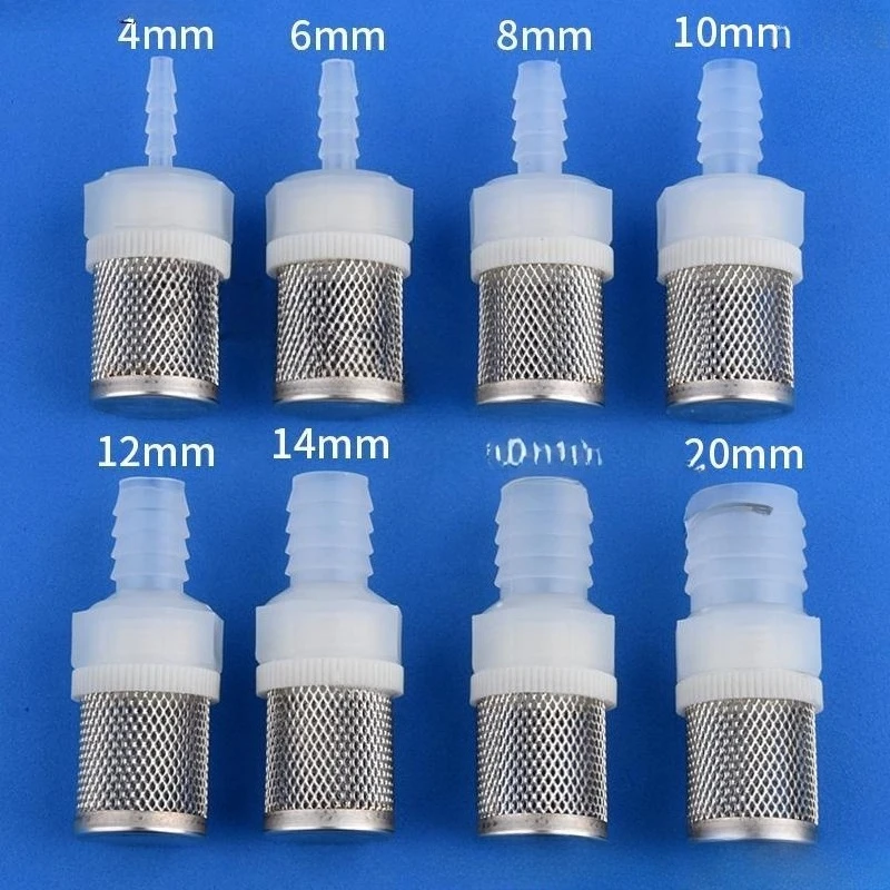 6-19mm Stainless Steel Mesh Filter Garden Irrigation Pump Protection Hose Filter Water Cleaning Mesh Brass Filter