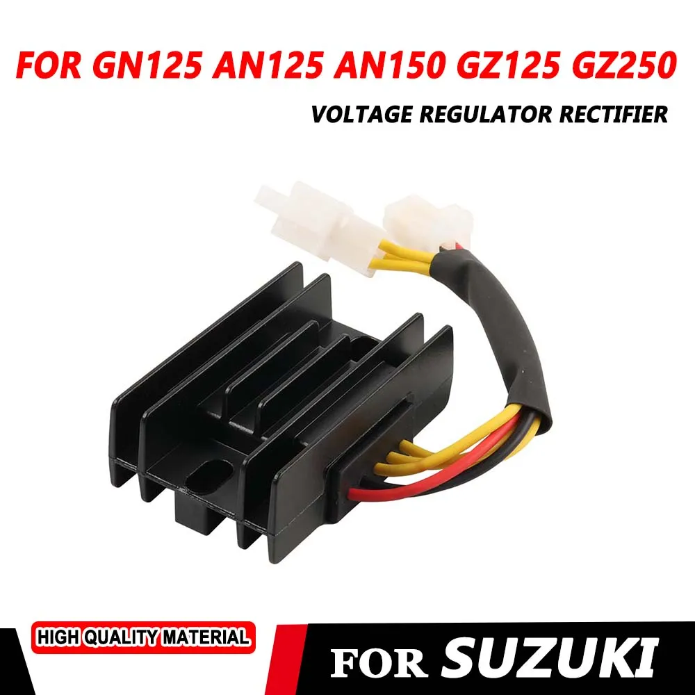 

Voltage Regulator Rectifier for Suzuki GZ125 GZ250 1999 - 2011 GN 125 250 GN125 1982- GN 250 GN250 1985 -1999 GNX250 1982 -1984