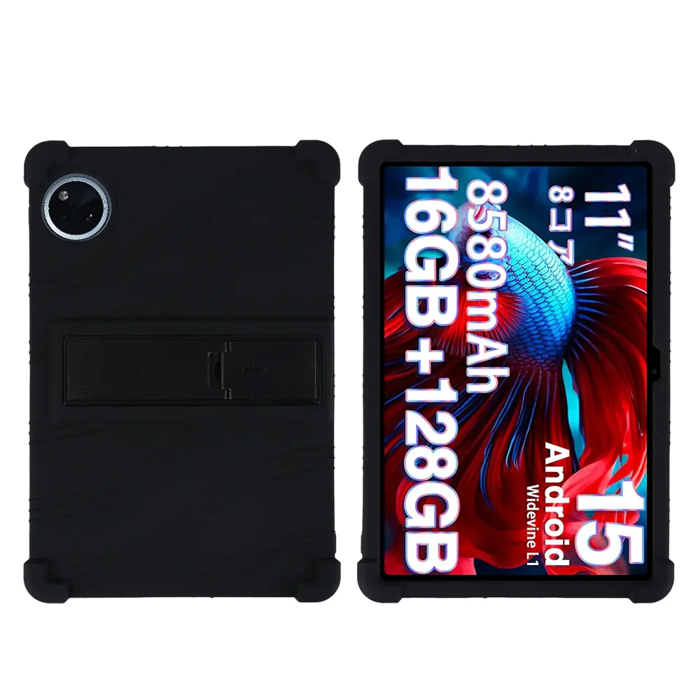For DOOGEE U11 11 Inch Tablet Protective Cover, Kids Friendly Soft Silicone Adjustable Stand Cover Protective Sleeve