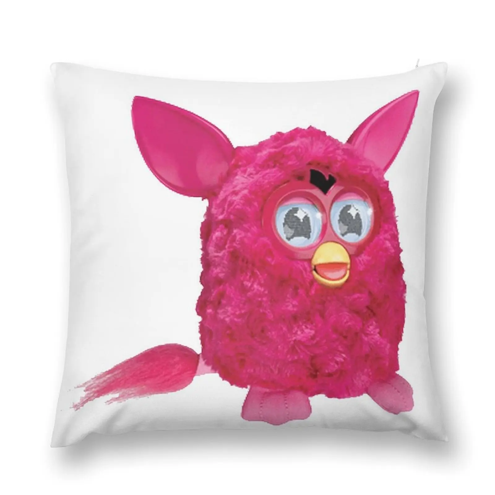 pink furby Throw Pillow Pillow Cover Cushion Cover For Sofa Pillowcases Bed Cushions pillow