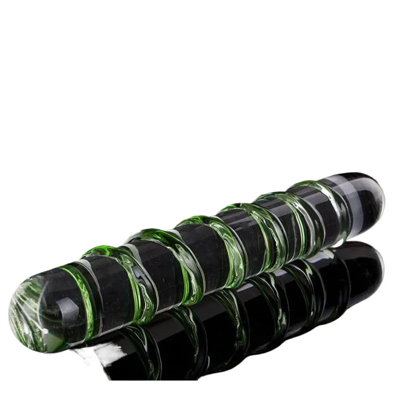 Anal Butt Plug Erotic Realistic Dildo Penis Glass Beads G-Spot Sex Toys For Woman Couples Anus Dilator Crystal Glass Dildos