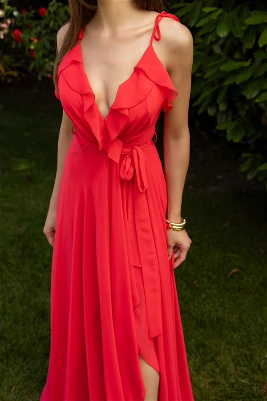 Nicole Rückenlanges Ballkleid-Kleid, elegante Kleider, maßgeschneiderte elegante Abendparty-Kleider für Frauen, Linie A, Chiffon-Robe Soiree