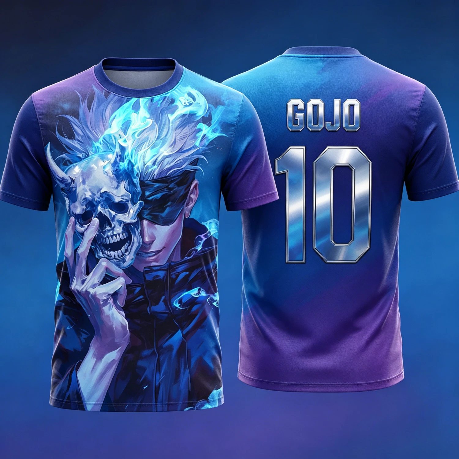 2026 Summer Jujutsu Kaisen Retro Cosplay T-shirt Men's 3D Printed Jiu Jitsu Short-sleeved Family Unisex Children's Sports Shirt