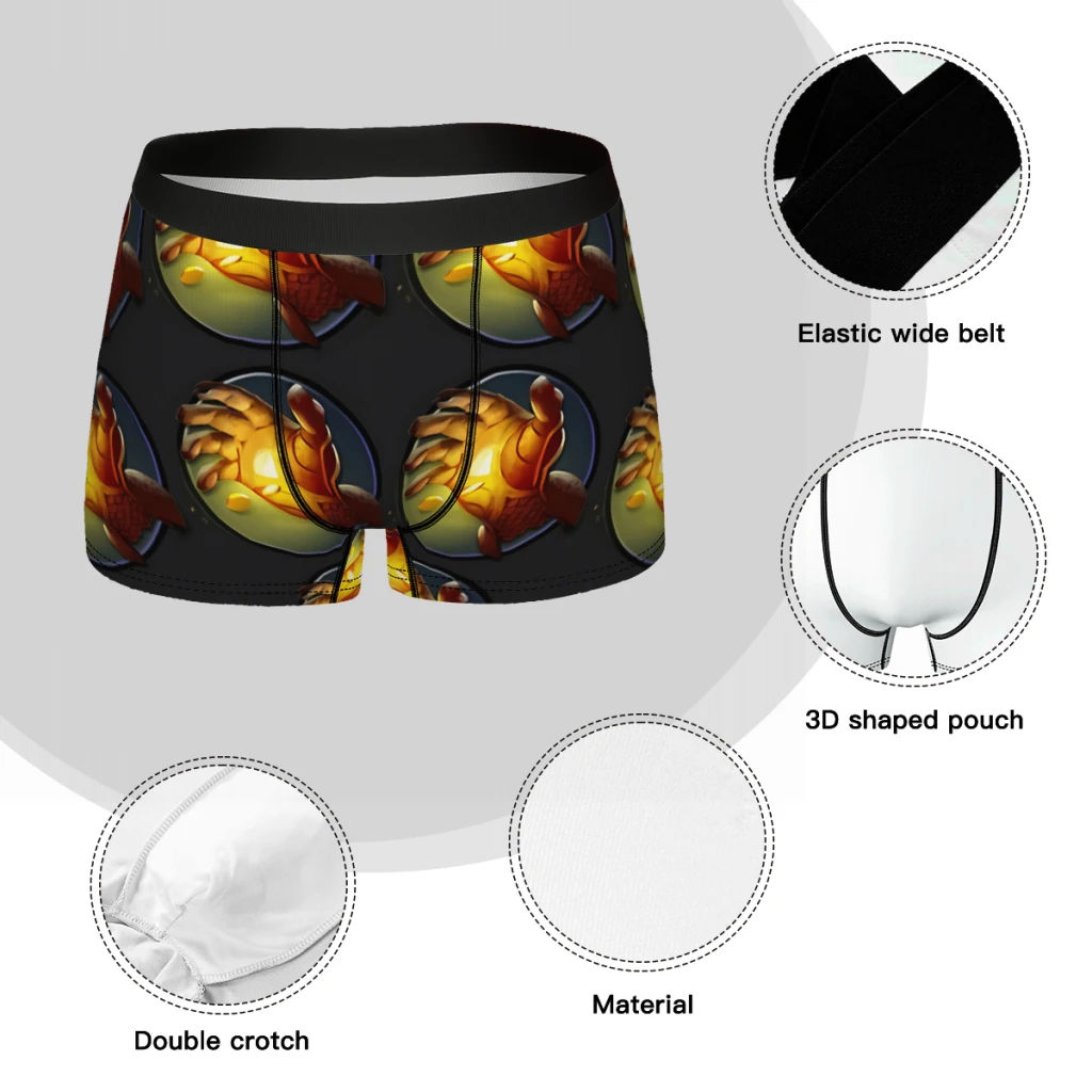 Hand Of Midas Dota Game Underpants Cotton Panties Man Underwear Sexy Shorts Boxer Briefs