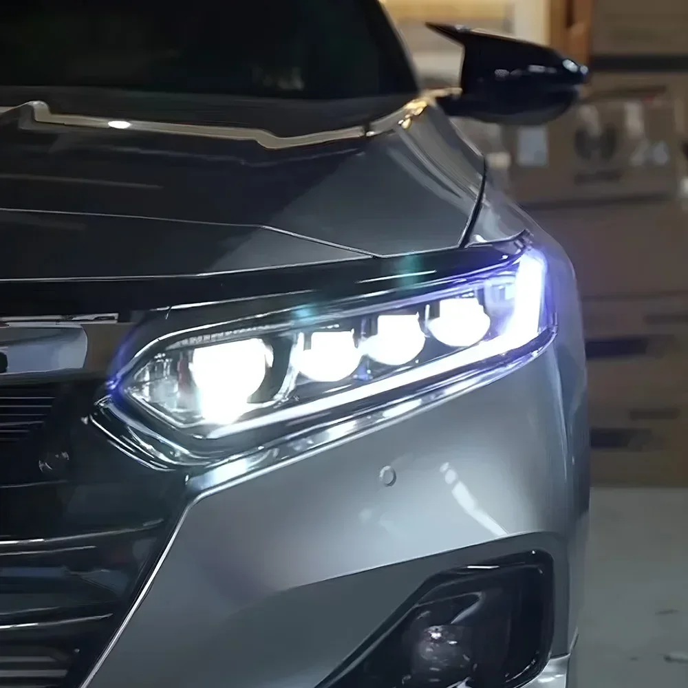 Car Front Lamps For Honda Accord 10.5th 2018-2020 LED Auto Headlights Assembly Upgrade Dynamic 4 Projector Lens Accessories - Image 2