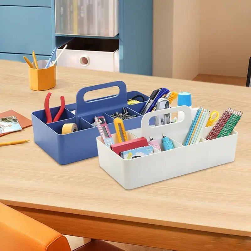 ポータブルデスクトップ収納ボックス、分割ビン、シャワーキャディー、キッチン、バスルーム、アパート、家、リビングルーム用バスケット