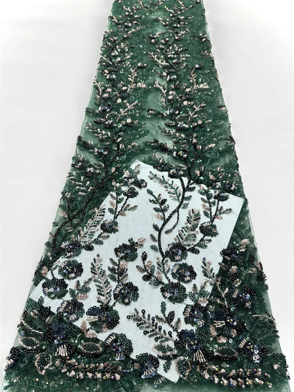 Элегантная французская сетка с блестками и бисером, кружевная ткань, 2022, высокое качество, африканская нигерийская сетка, блестящее свадебное платье, женская ткань