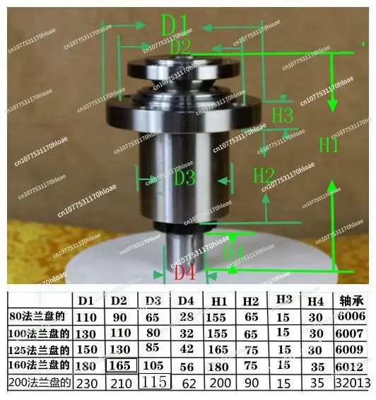 

Flange Mounting Spindle High-Speed Spindle Lathe Spindle