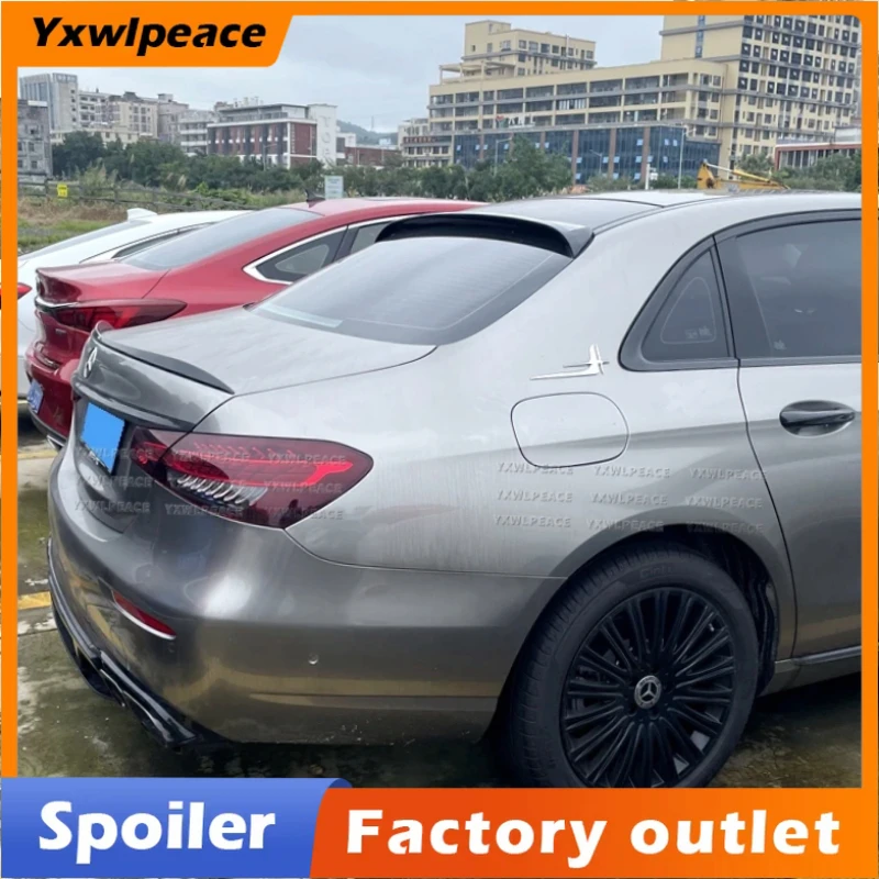 

For Mercedes Benz W213 Spoiler 2016-2021 High Quality ABS Plastic Primer Color Rear Window Roof Spoiler Body Kit Accessories