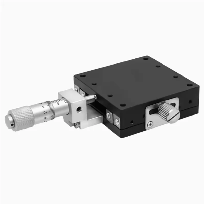 X-axis displacement platform LGX40/60 optical precision fine adjustment steel bar ball guide manual movement slide table