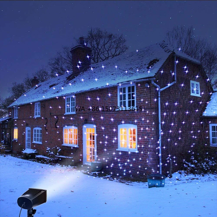 

Indoor/Outdoor 7-Color Christmas Laser Light Decoration IP65 Party and Holiday Lights with Remote Control