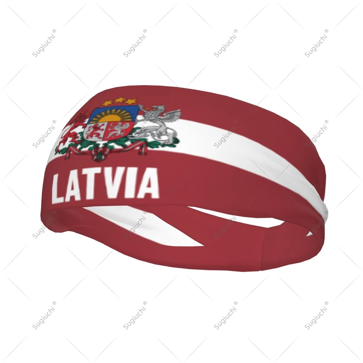 

Эластичные широкие повязки на голову с флагом Латвии для мужчин и женщин, для йоги, фитнеса, тенниса, бега, занятий в спортзале