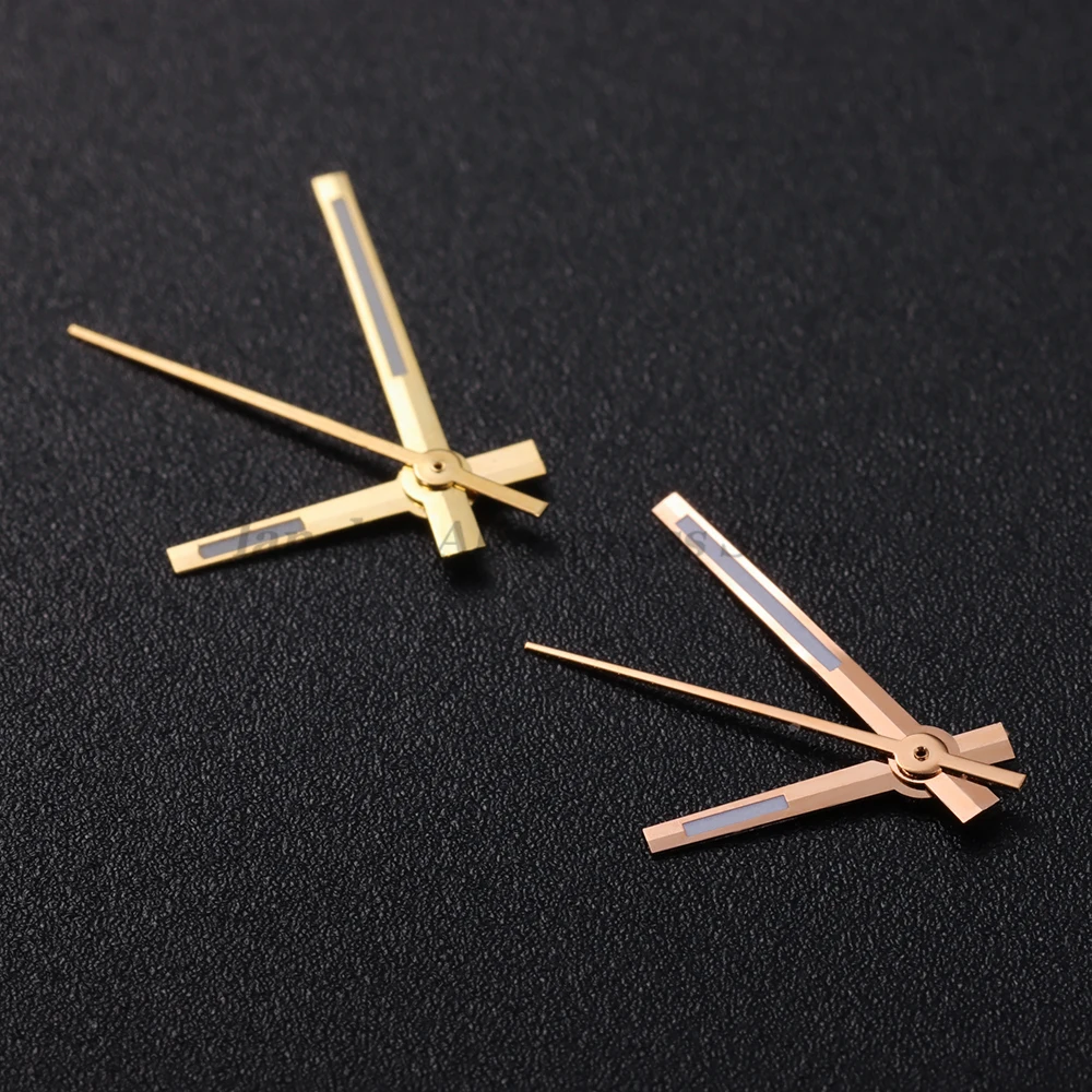 NH35 Modified Watch Hands Green Luminous Silver Gold Rose Gold Polished Watch Accessories for NH35/NH36/4R/7S Automatic Movement image 5