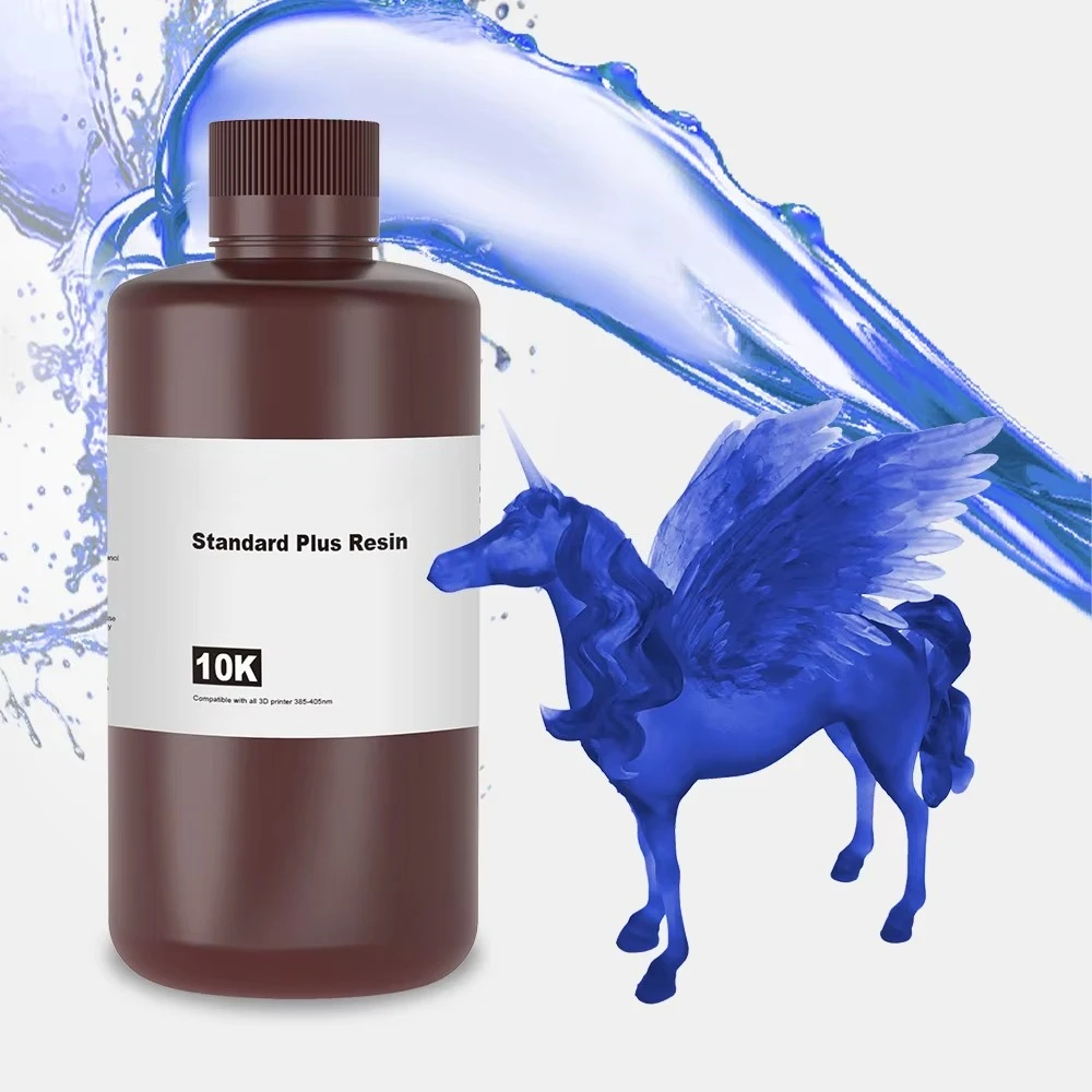 1KG Standard UV Photopolymer Resin, Compatible with LCD DLP SLA 3D Printers for Multi-resolution Printing