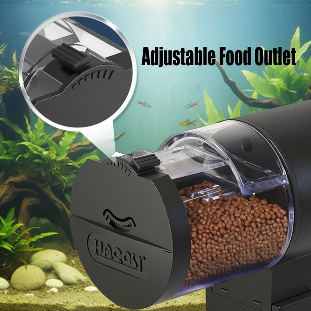 100ml Digital Automatic Feeder Glass Accessories for Aquarium Fish Food Dispenser Feeding With Timer IP66 Waterproof Pond Tanks