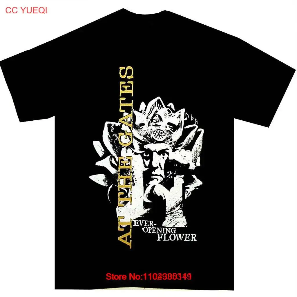 At The Gates Band Ever Open Цветочная черная футболка с коротким рукавом S-5XL TA5817