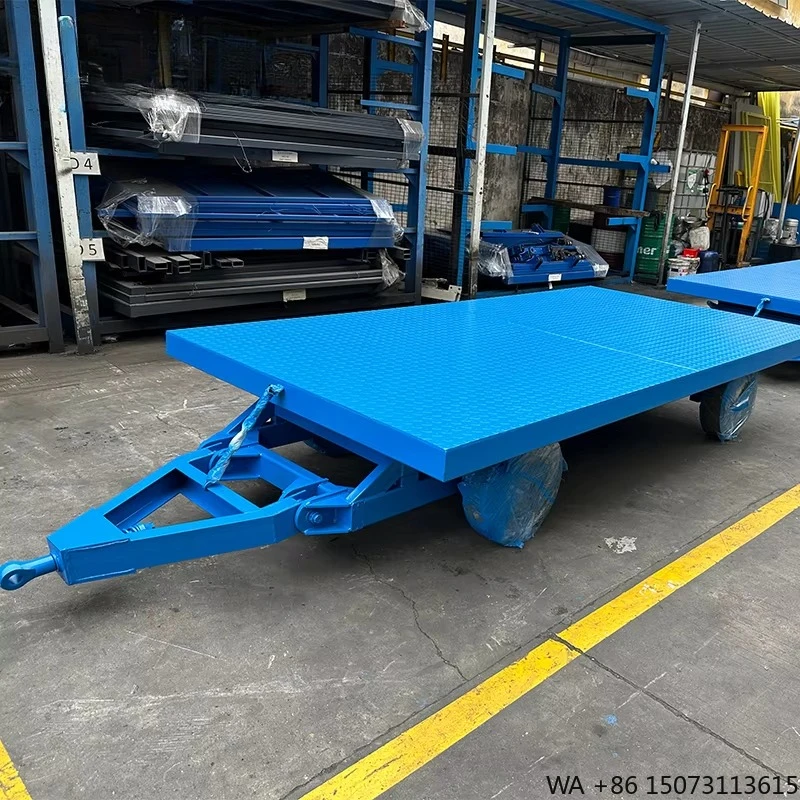 Multi-Functional New Steel Flatbed Trailer for Warehouse Goods Transport