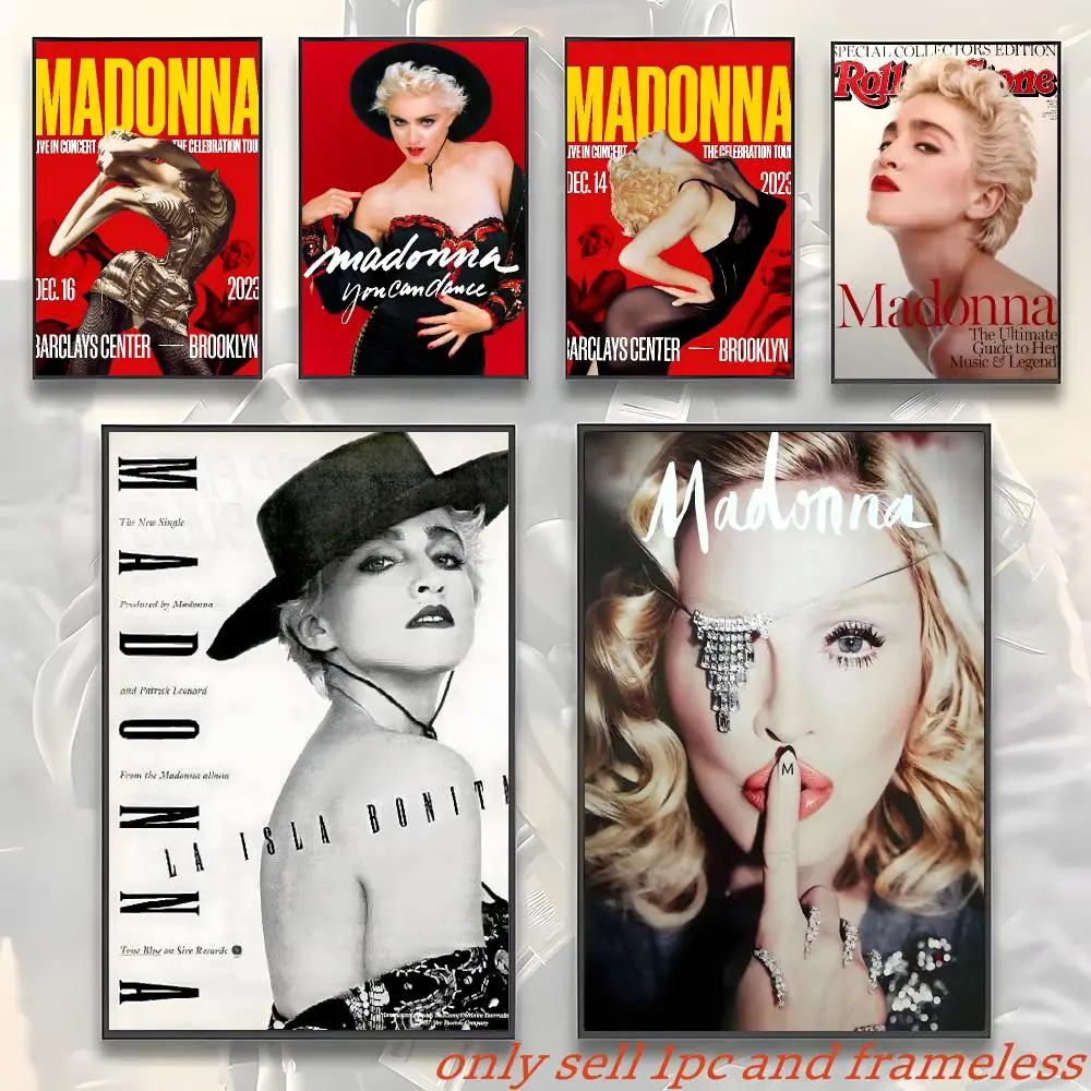 Singer M-Madonna Louise Poster Modern and Elegant Wall Stickers for Home Decor Living Room Dormitory Wall Art