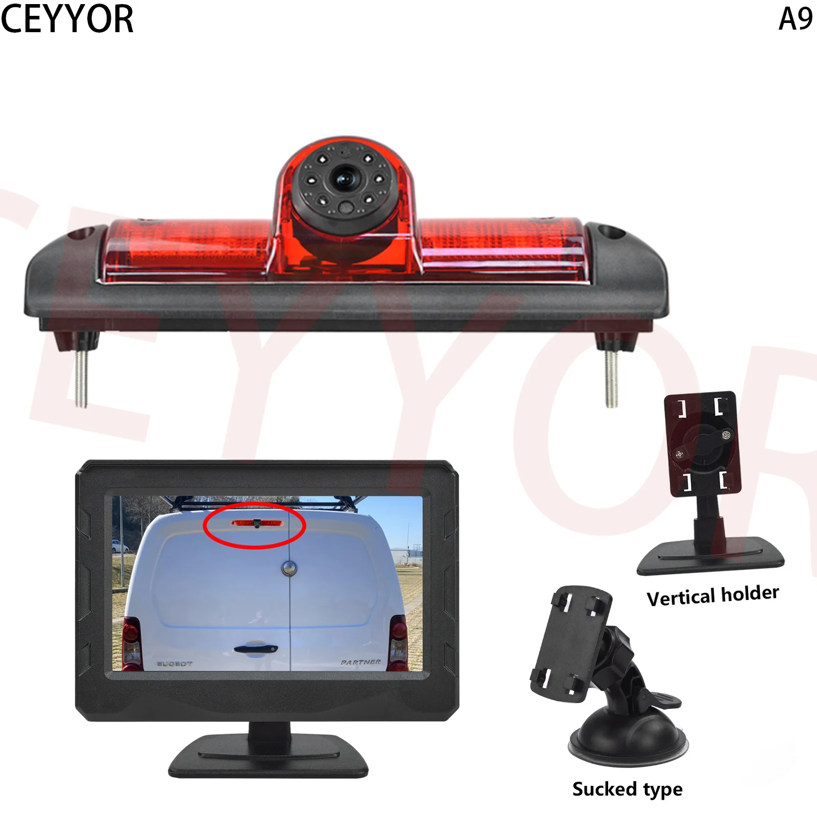 

Подходит для Fiat Ducato, Vauxhall Movano, Citroen Relay/Jumper, Peugeot Boxer (2006-), комплект для мониторинга с камерой заднего вида и 4,3-дюймовым дисплеем.