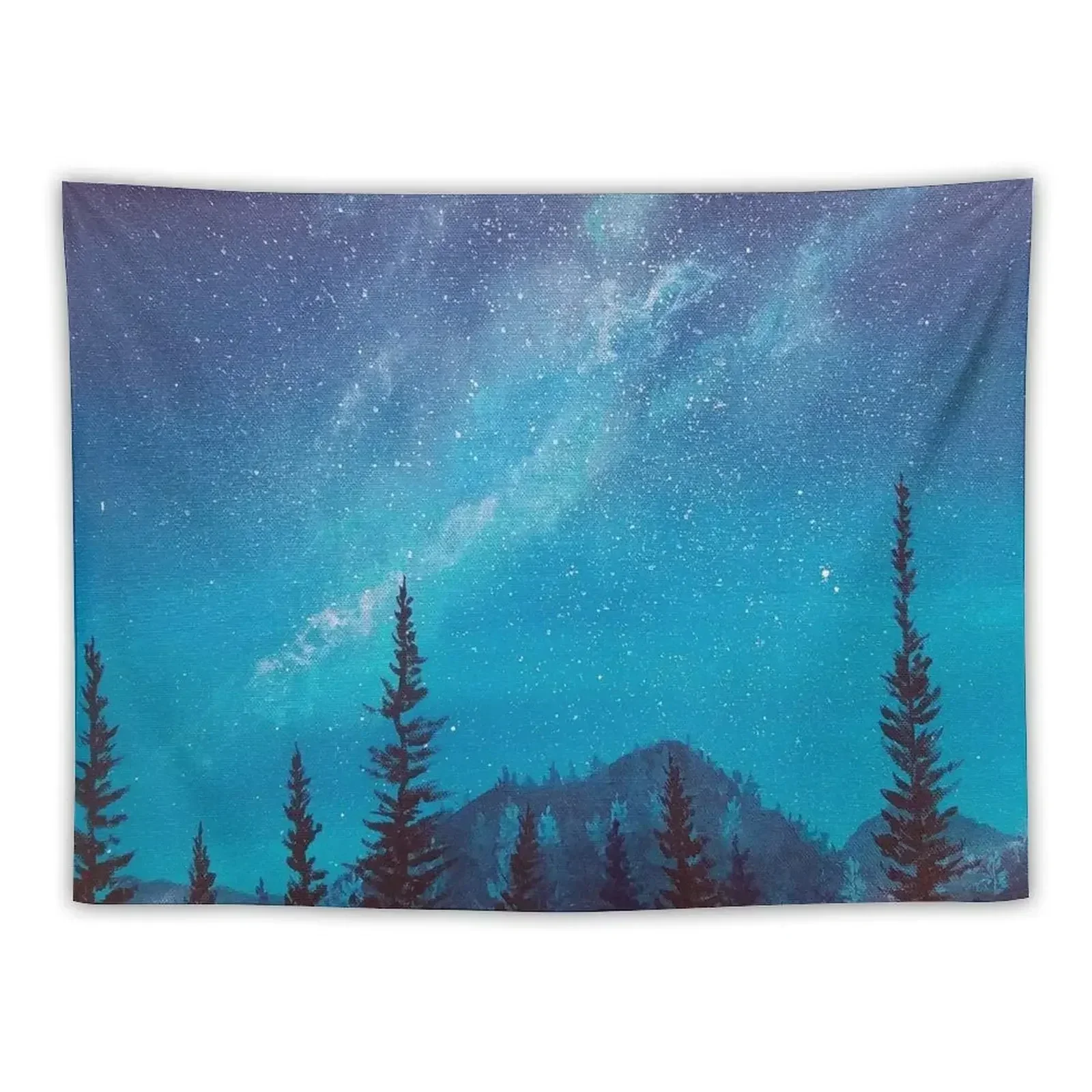 

Pine Trees in Twilight Tapestry Tapete For The Wall Bedroom Decorations Wall Hanging Decor Decor For Room Tapestry