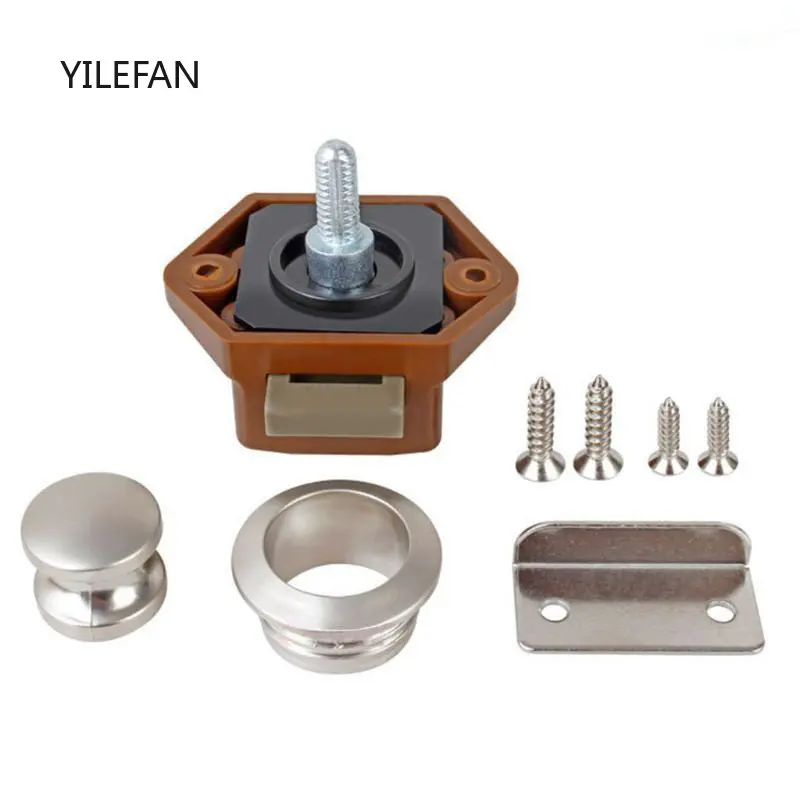

1 Pc Diameter 20mm Camper Car Push Lock RV Caravan Boat