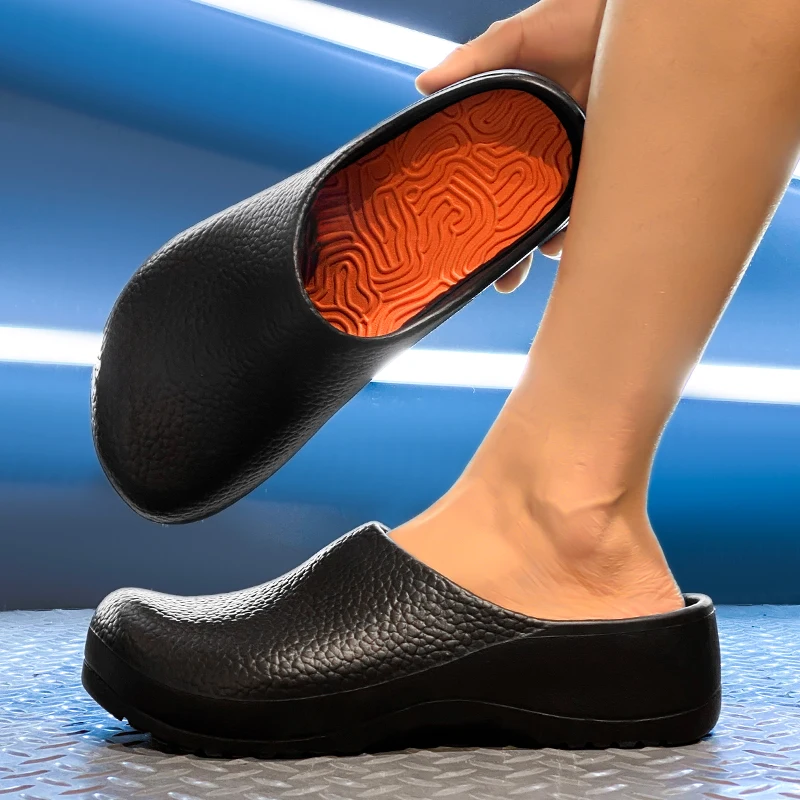 2025 Men Slippers Couples Garden Clogs Women Water Proof Chef Shoes Beach Sandal Slippers For Pet Workers Outdoor Fishing Shoes