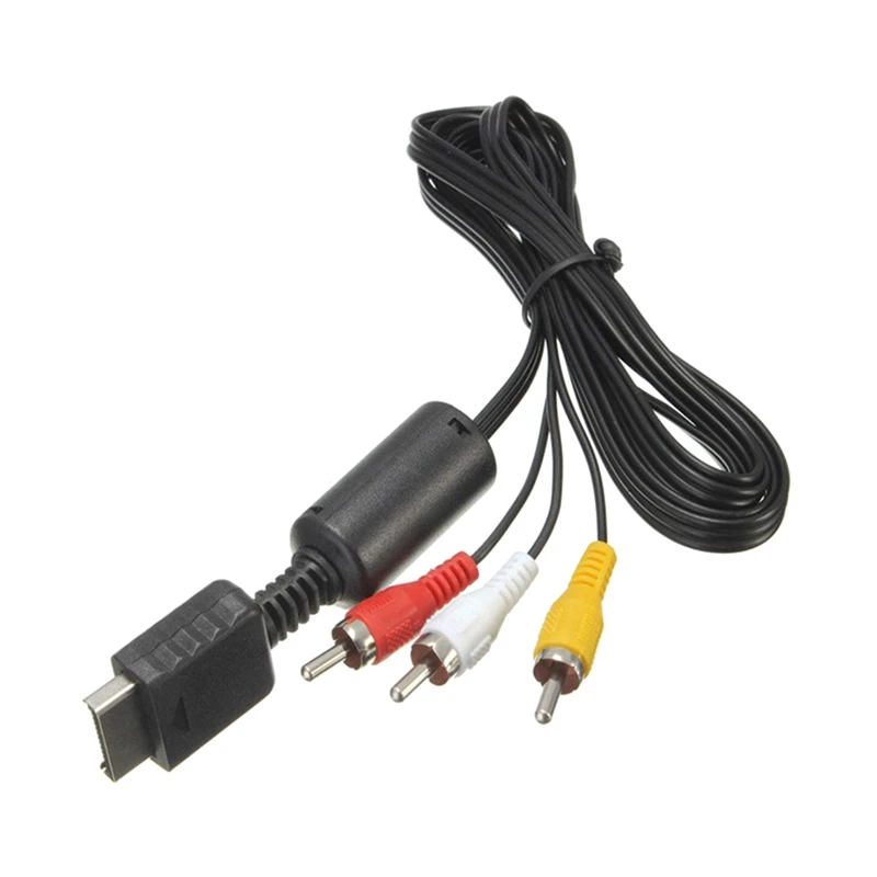 1.8M HDTV AV Audio Video Cable Audio & Video Cables For Sony Playstation 2 3 PS2 PS3 AV A/V Component Cable Cord Wire