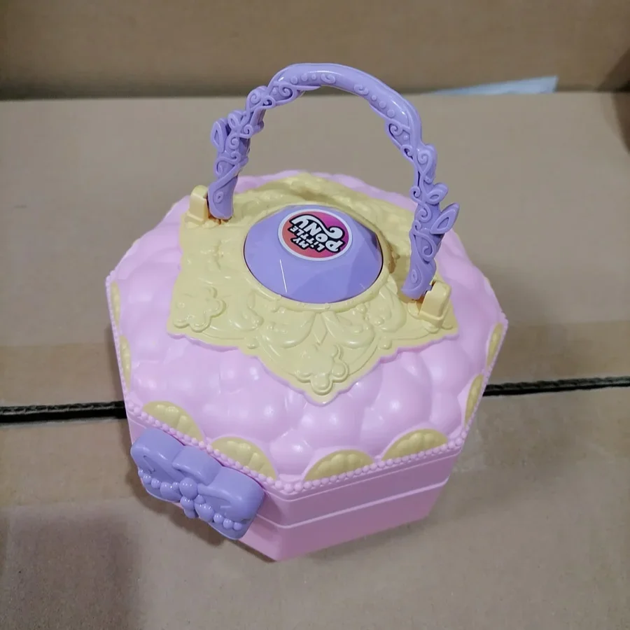 Hasbro 마이 리틀 포니 플레이 하우스 게임 미니어처 보물 상자, 휴대용 주방 장난감, 여아 생일 선물