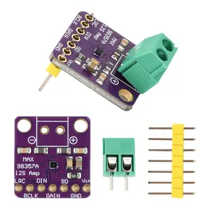 Bilashmart MAX98357 I2S Class D Amplifier 3/6/9/12/15dB dAudio Amplifier Module Audio Amplifiers Filterless Supports ESP32 Raspberry Pi