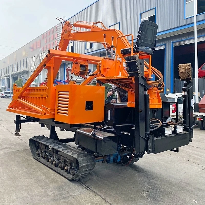 Longmen crane digging with the car, white matter pulling coffins for burial, funeral crane digging integrated car