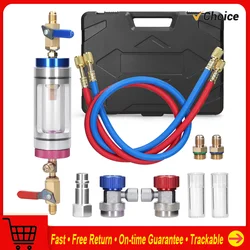 Auto Air Conditioner Refrigerants Filler Vacuum Type Watertank Replacement Pressure Gauge Auto Repairing Tool Assembly Parts