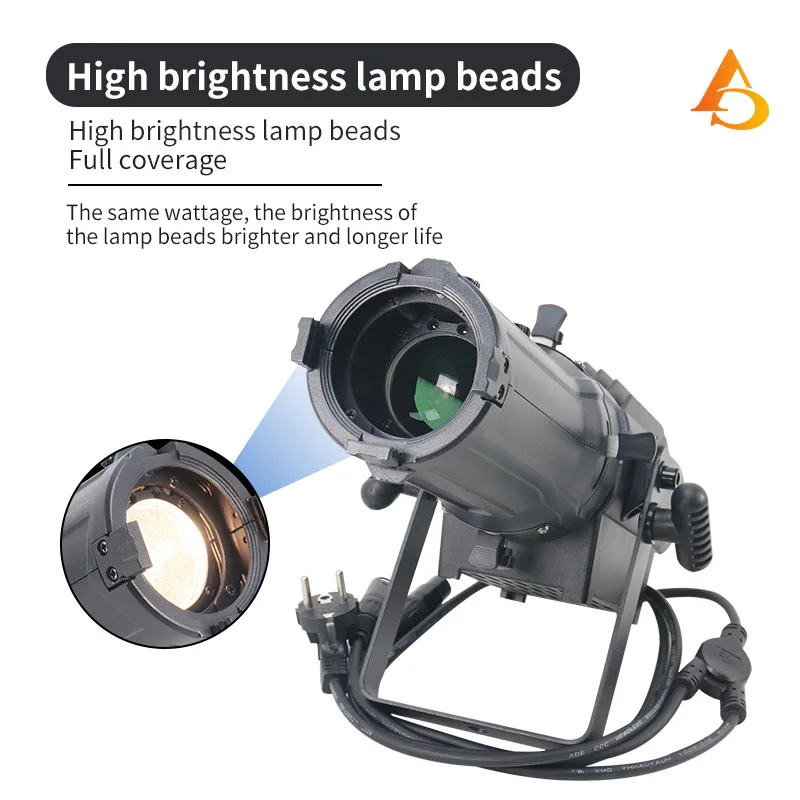 DMX 100W Mini Zoom Profile light Contour Surface Studio DJ Club DMX LED Leko for Light Show