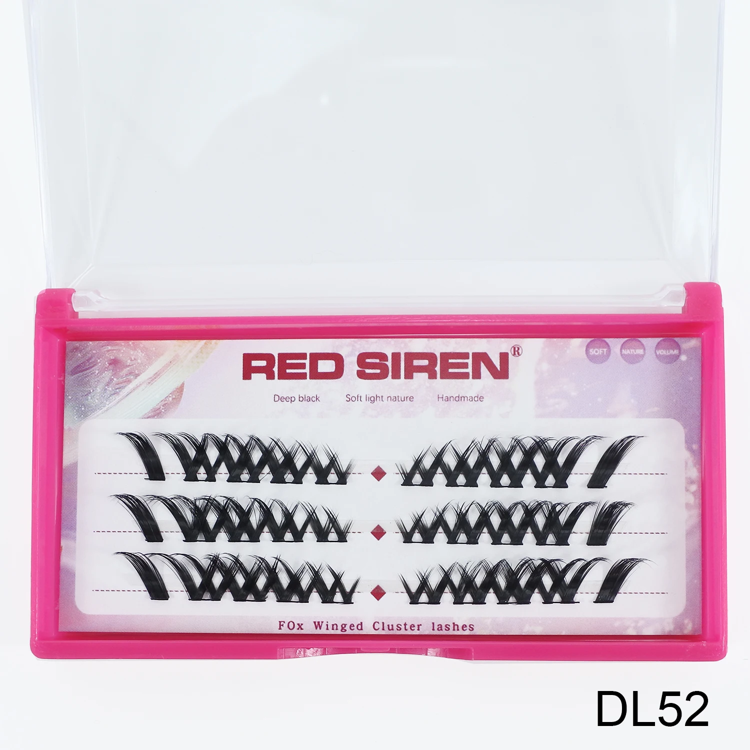 Lash Clusters New Cat Eye Eyelashes Left+Right Eye Lash Extension 3d Natural Wispy DIY Individual Eyelash