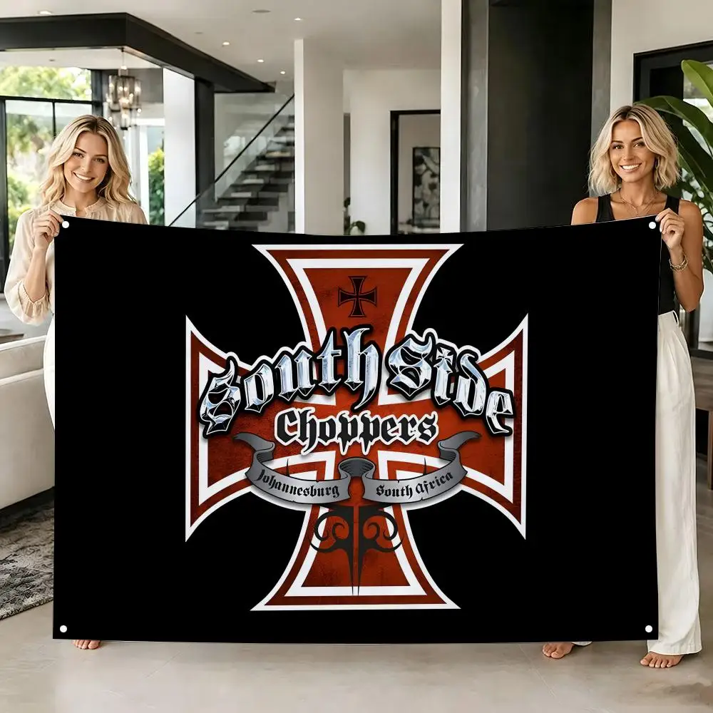 West Coast Choppers Flag Banner Flags Tapestry Creative Pattern Photo Living Room Wall Art Party Outdoor Decor