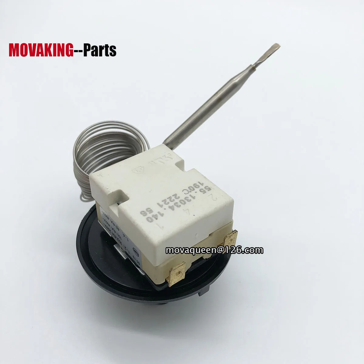 Electric Fryer Spare Accessories 55.13034.140 190 Degree Mechanical Thermostat With Knob For EGO Replace