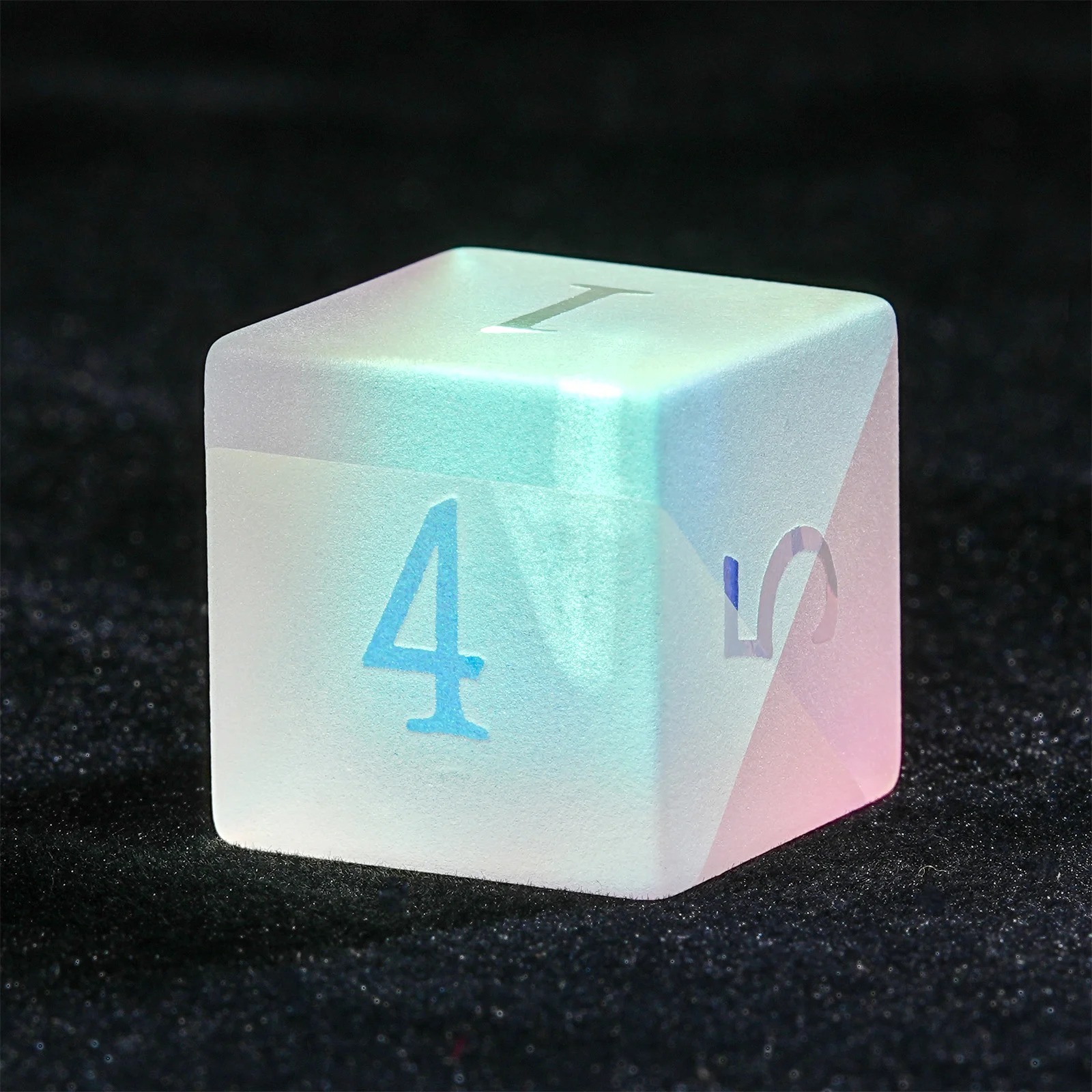 Juego de dados de piedras preciosas foscas coloridas DND, dados de palabras convexas, dados poliédricos multilaterales para juego D & D, mesa de RPG COC, 1-7 Uds.