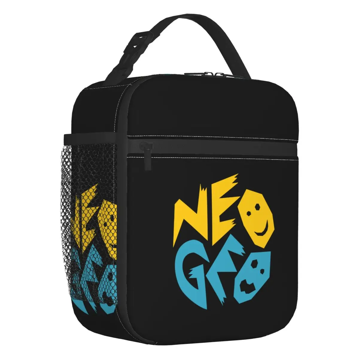 Benutzer definierte Neogeo Arcade Lunch Bag Frauen warm kühler isolierte Lunchboxen für Kinder Schule