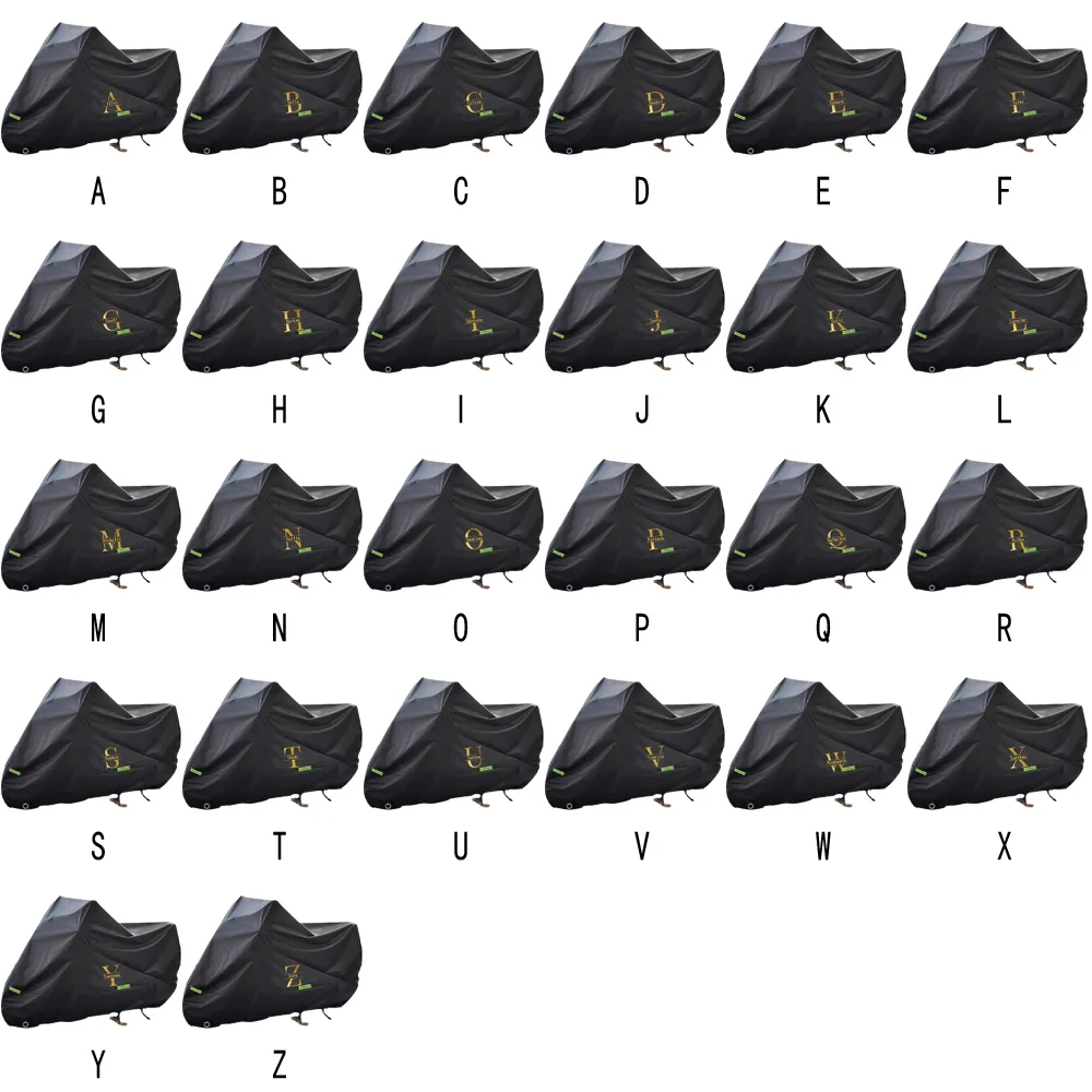 غطاء دراجة نارية M L XL XXL XXXL عالمي خارجي مضاد للأشعة فوق البنفسجية غطاء سكوتر مقاوم للماء والغبار مقاوم للماء