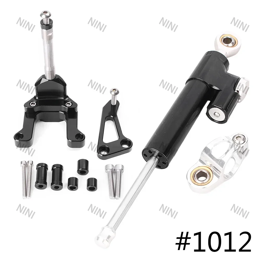 

Motorcycle For Yamaha M-SLAZ MSLAZ CNC Steering Damper Stabilizer w/ Bracket Set Saftety Control Anodized