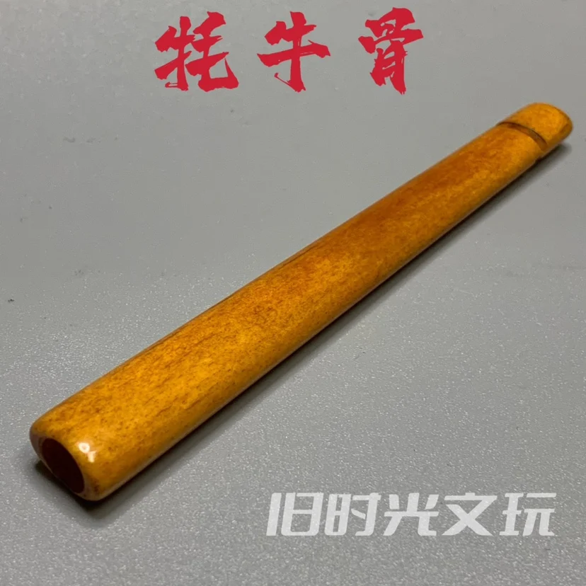 

Natural cow bone old crackstraight cigarette holder old filter fidelity