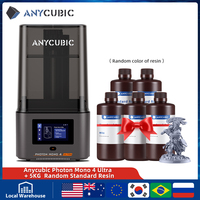 ANYCUBIC Photon Mono 4 Ultra+5KG UV Resin 3D Printer with 7\