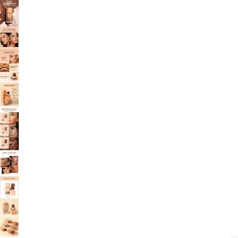 

Liquid Beauty Wand,Bronzer with Cushion Applicator Soft Cream Smoothly Moisturizing