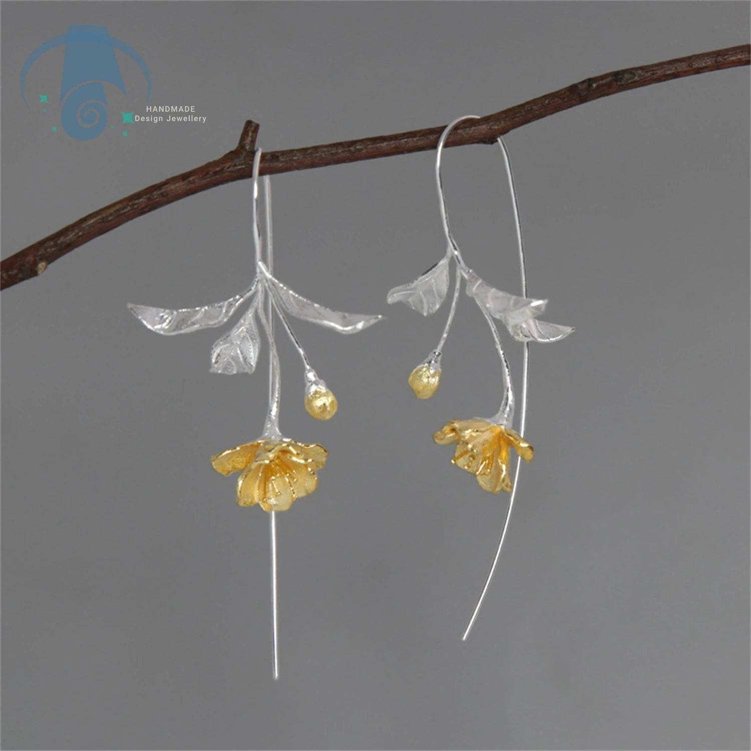 New Chinese Style Earrings Iris Flower Ear Hooks for Women Luxury Traditional Fashion Earrings Gift Elegant Party Jewelry Dangle