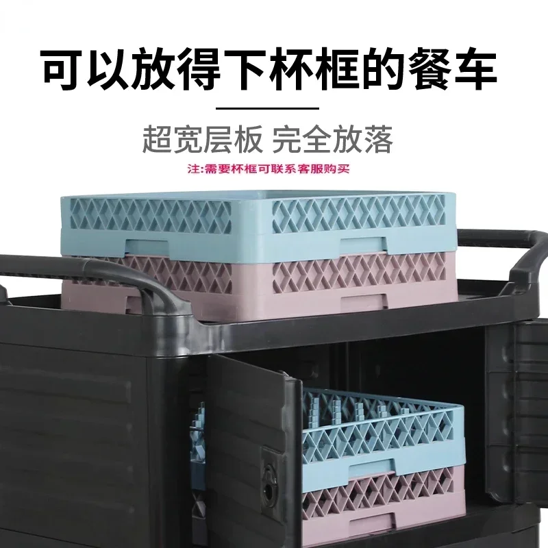 Five star hotel delivery cart, small cart, high-end door insulated private room restaurant, three story service car Hot sales