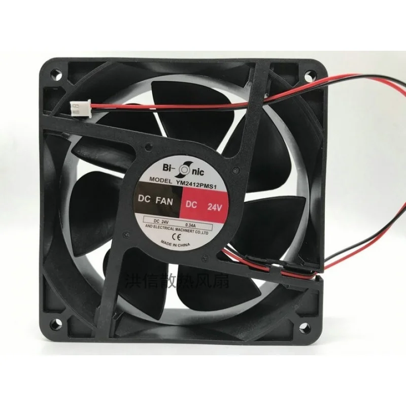 

S+ S+ Bi-onic YM2412PMS1 12038 cooling fan DC24V 0.34A 120mm Axial fan 2pin