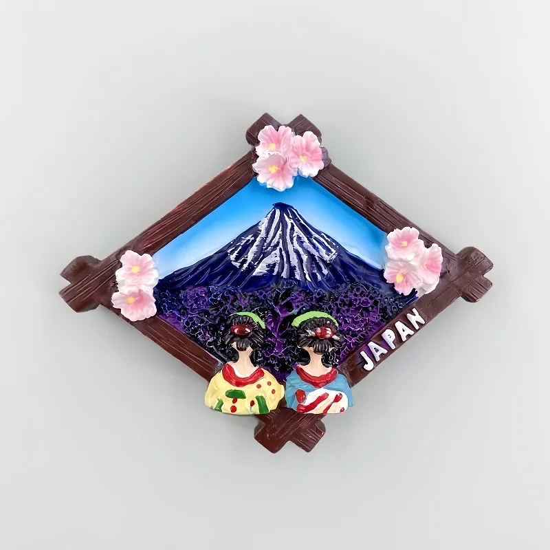 Japan Fridge Magnets Whiteboard Message Board Decorative Tokyo Okinawa Travel Souvenir Refrigerator Sticker Home Decor Gifts