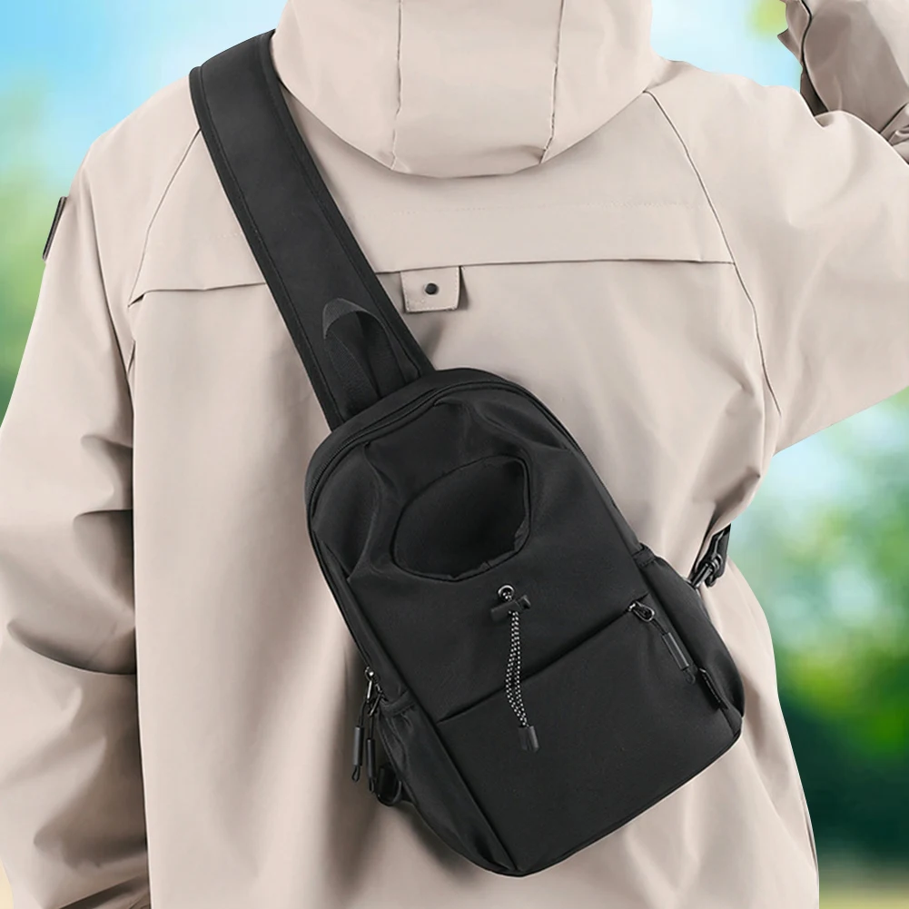 حقيبة صدر من النايلون، حقيبة فاني عصرية متعددة الوظائف، حقيبة كروس أنيقة متعددة الجيوب، حقيبة حبال هوبو للسفر في الهواء الطلق والمشي لمسافات طويلة #1