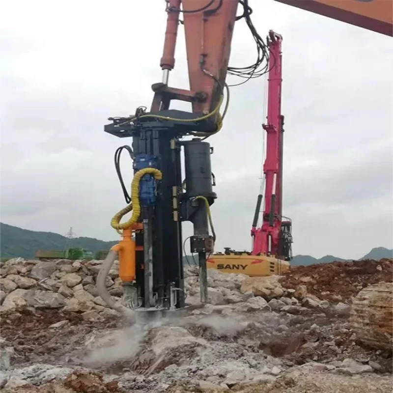 High Quality Quarry Rock Splitter Manufacture Pressure Vessel Rock Splitting Machine Integrating Drilling And Splitting Mexico